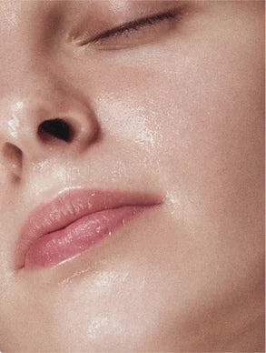 closeup of womans face